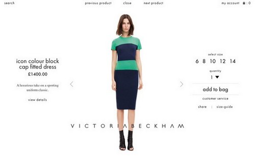 tienda online de Victoria Beckham